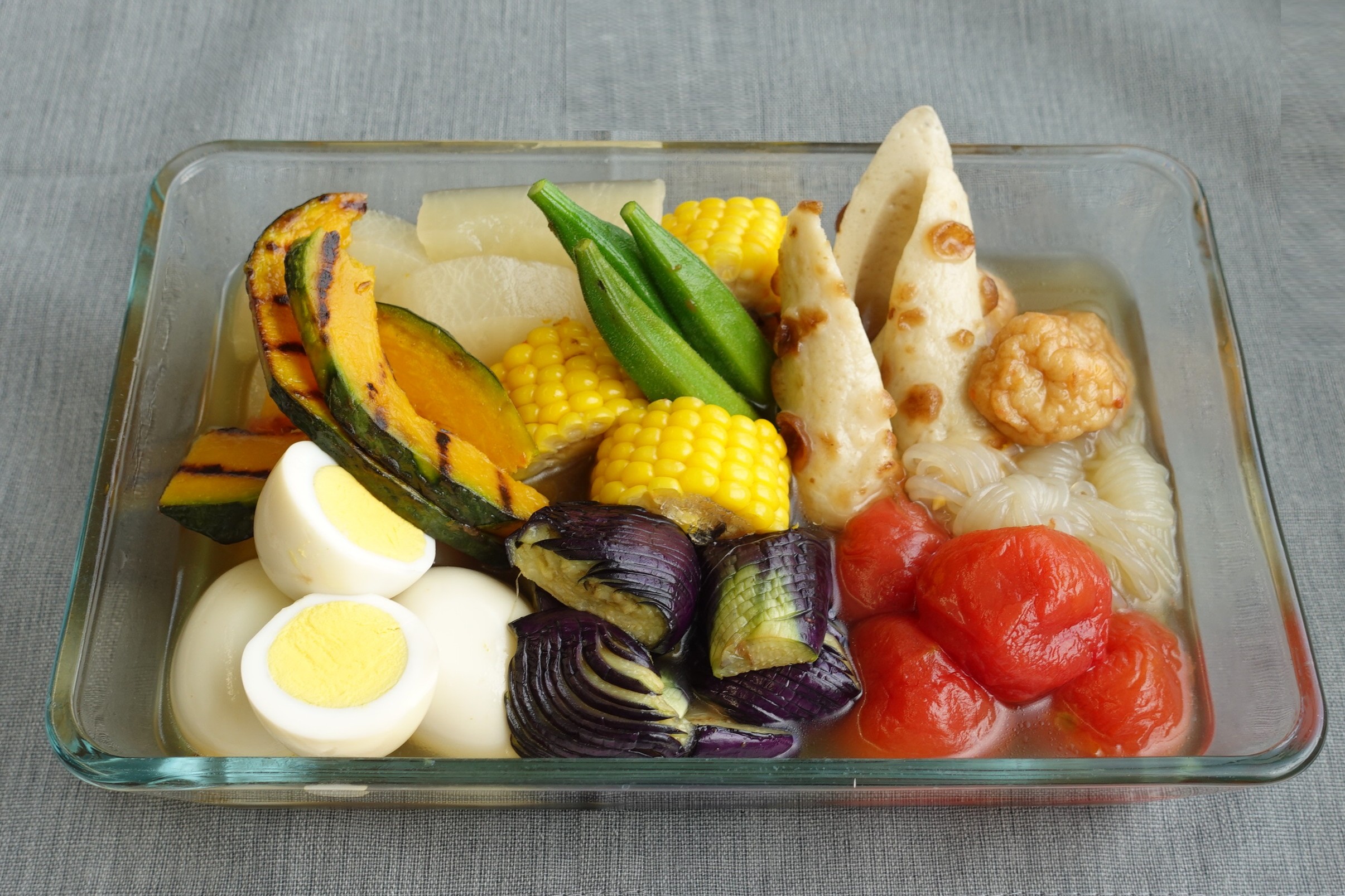 夏野菜の冷やしおでんの画像
