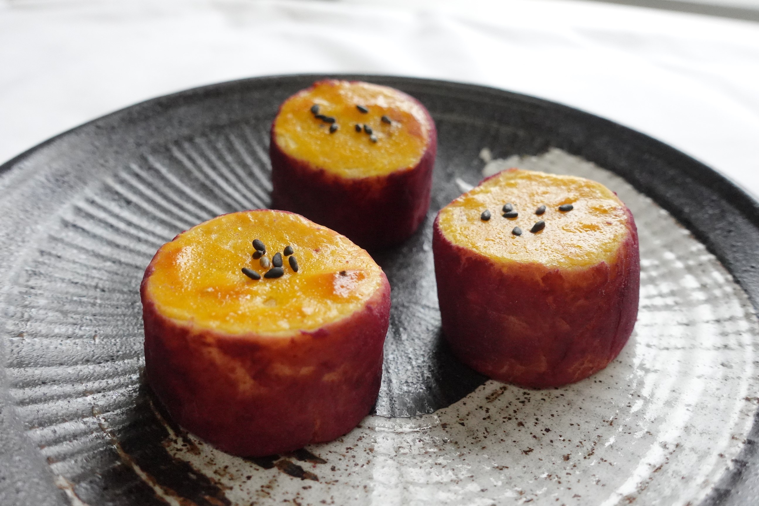 まるで焼き芋!白あん入りスイートポテトの画像